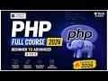 PHP Full Course 2026 🔥 Complete Beginner to Advanced Tutorial (A to Z) In Hindi