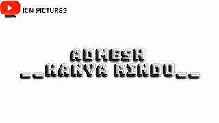 Admesh Hanya Rindu | Lirik Dan Animasi |