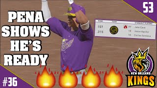 We are back with more new orleans kings franchise here on mlb the show
as continue in season 3 led by youth movement nate baron, juston
thompson...