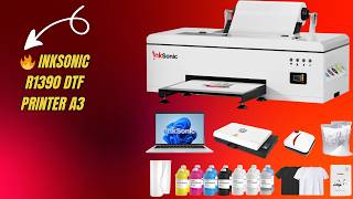 Start Printing Business Today – InkSonic R1390 DTF Printer Bundle Review