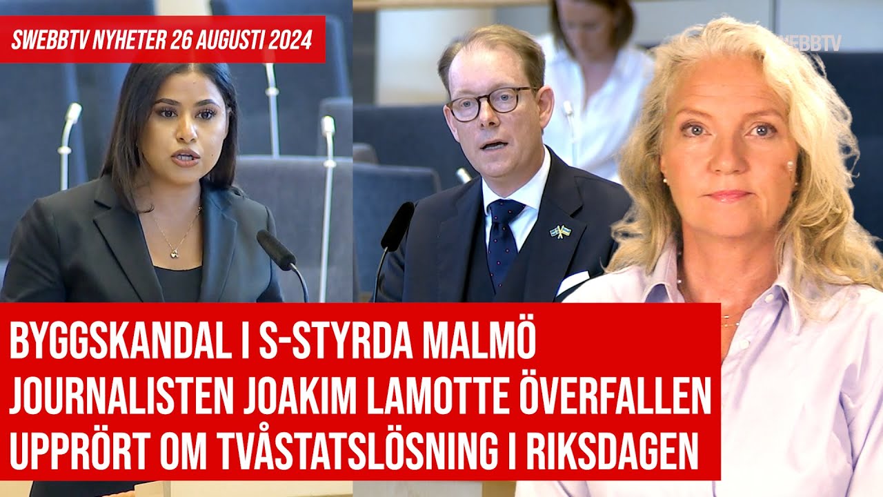 Swebbtv Nyheter 26 augusti 2024
