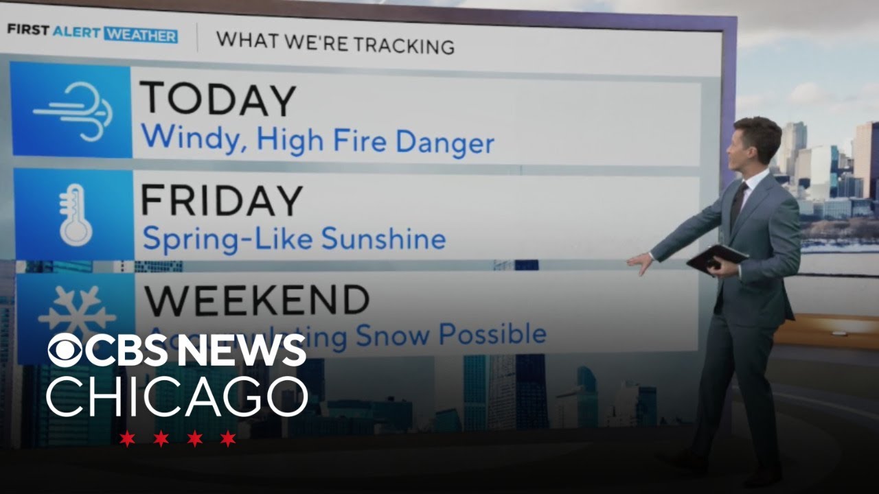 Windy Tuesday in Chicago - YouTube