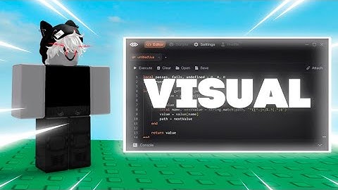 Roblox Executor "Visual" (2025) - No Key Exploit Working [100% UNC]