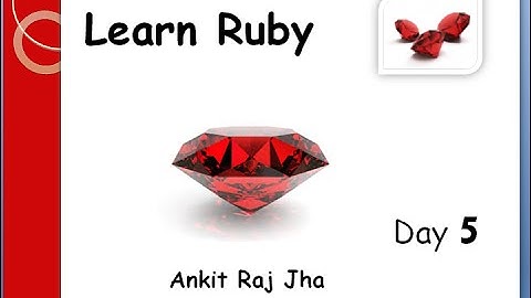 Ruby programming day-5 for,if-else,ifels loop tutorial