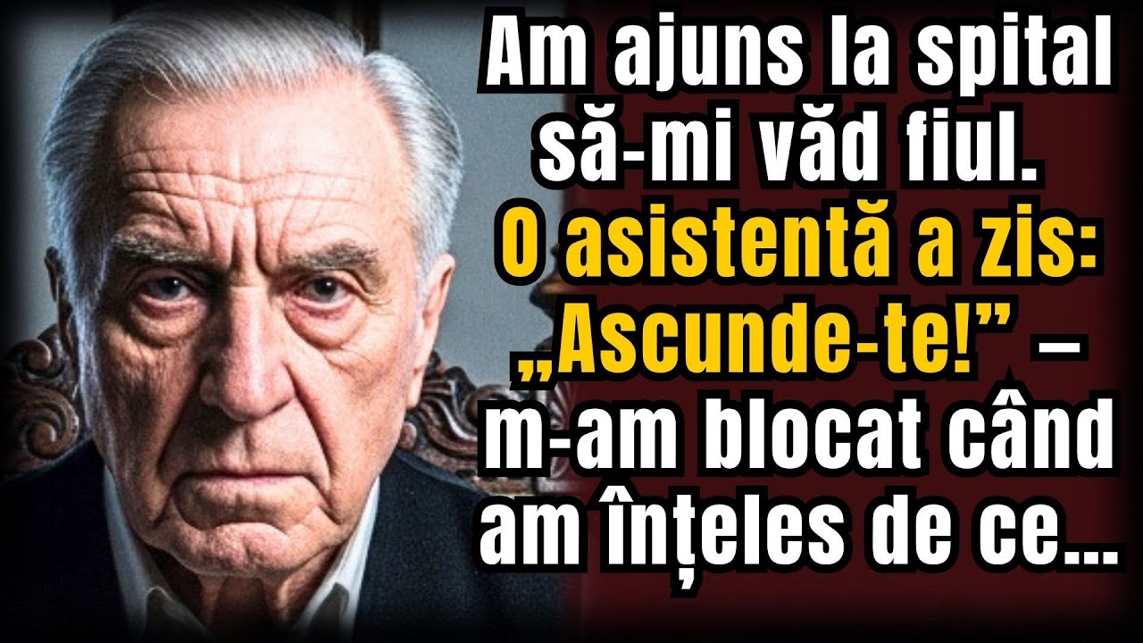 Am ajuns la spital să-mi văd fiul. O asistentă a zis: „Ascunde-te!” — m-am blocat când am înțeles de