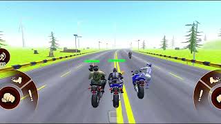 Bike attack Racing game Android Gameplay two bikes attack in one bike [ Shubham gamer] screenshot 2