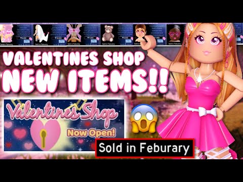 VALENTINE’S SHOP OPEN *NEW ITEMS ON SALE* Royale High Update