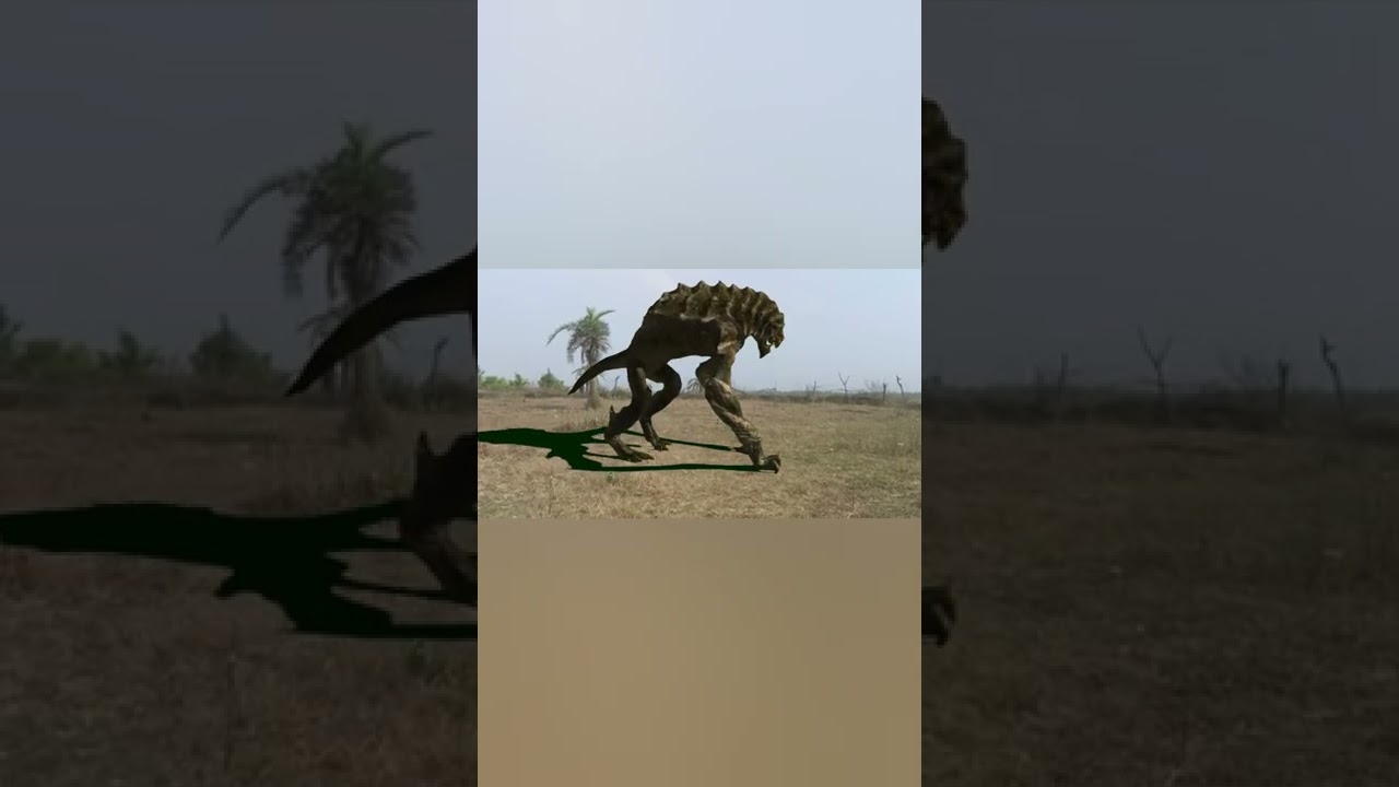 Monster  in  real animation 