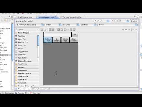 Android Application Development Tutorial   89   Create a Browser with WebView