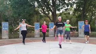 Walk Steps Broken Hearted Woman Line Dance by Andy S. Thailand.