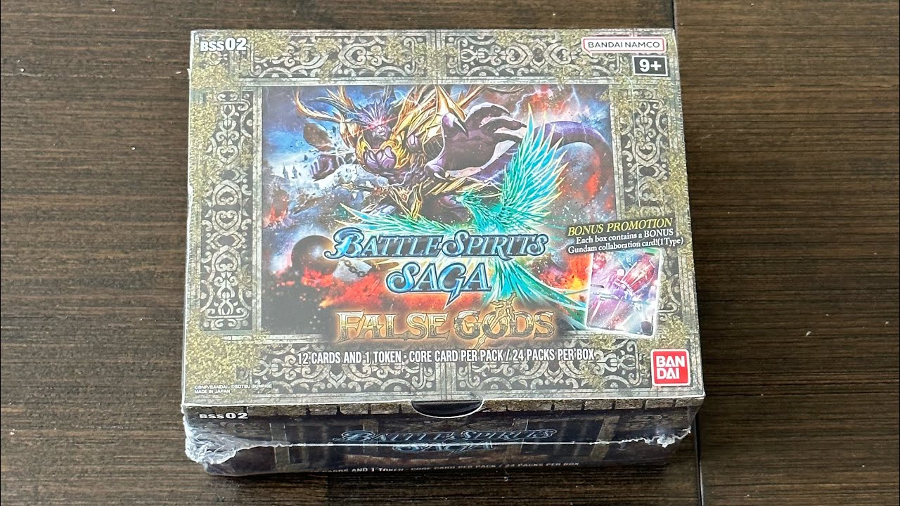 Battle Spirits Saga: False Gods Booster Box – 24 Packs, Inkl. Grüner Deck-Archetyp & Sammlerkarten