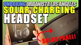Unboxing Urbanista Los Angeles | Noise Cancelling Headphones that never need to recharge