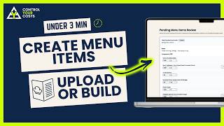 Control Your Costs | Getting Started: Adding a Menu Item