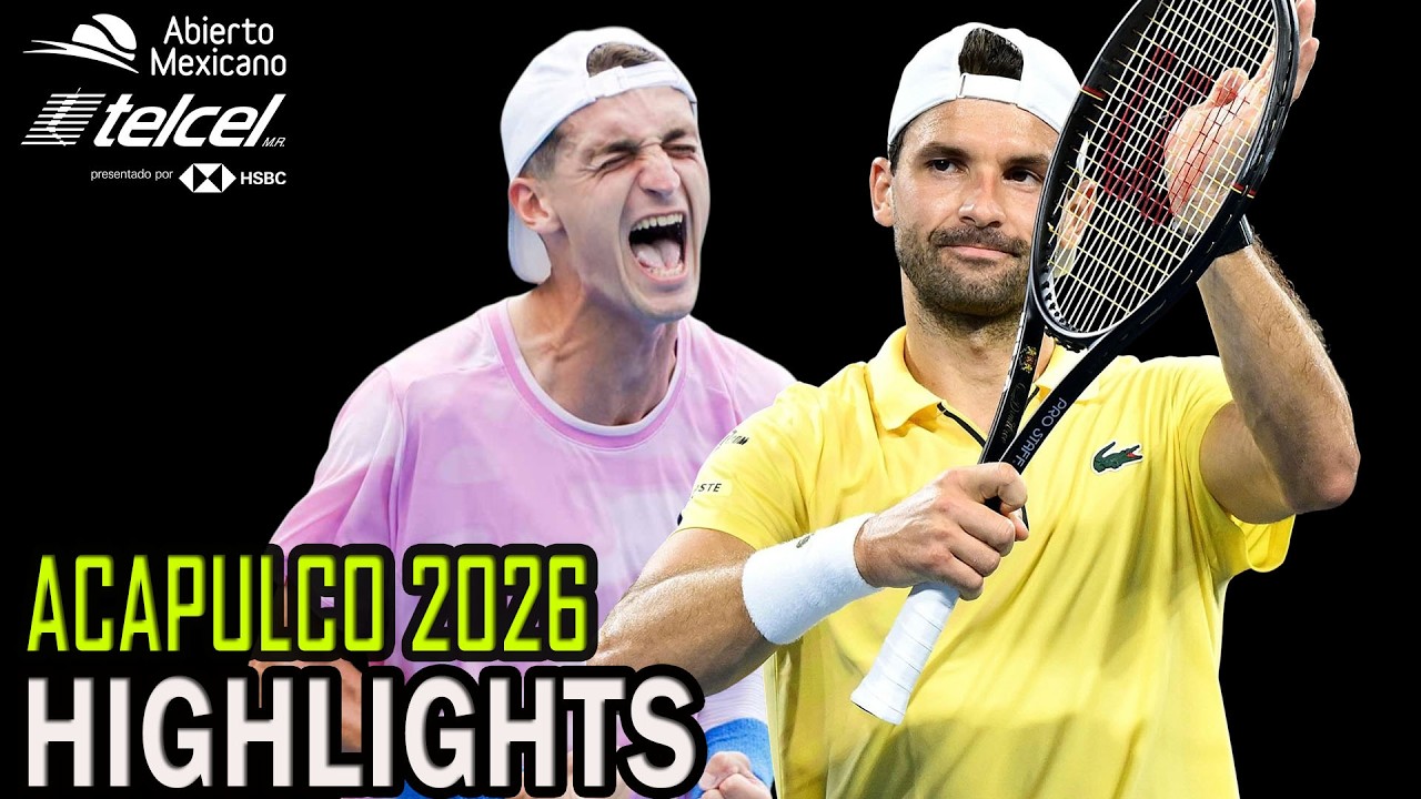 Grigor Dimitrov vs Terence Atmane Round 1 | Acapulco 2026