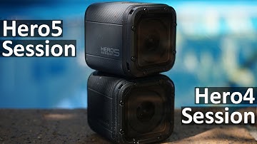 GoPro Hero5 Session vs GoPro Hero4 Session | Side By Side Comparison | DansTube.TV