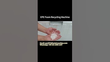 How Does This EPE Foam Recycling Machine Work? Ultimate Repro Line Solution 🎥