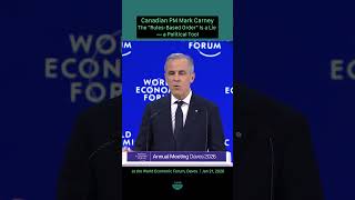 3/6 The "Rules-Based Order" Is a Lie — a Political Tool｜The Canadian PM Mark Carney｜Jan 21, 2026