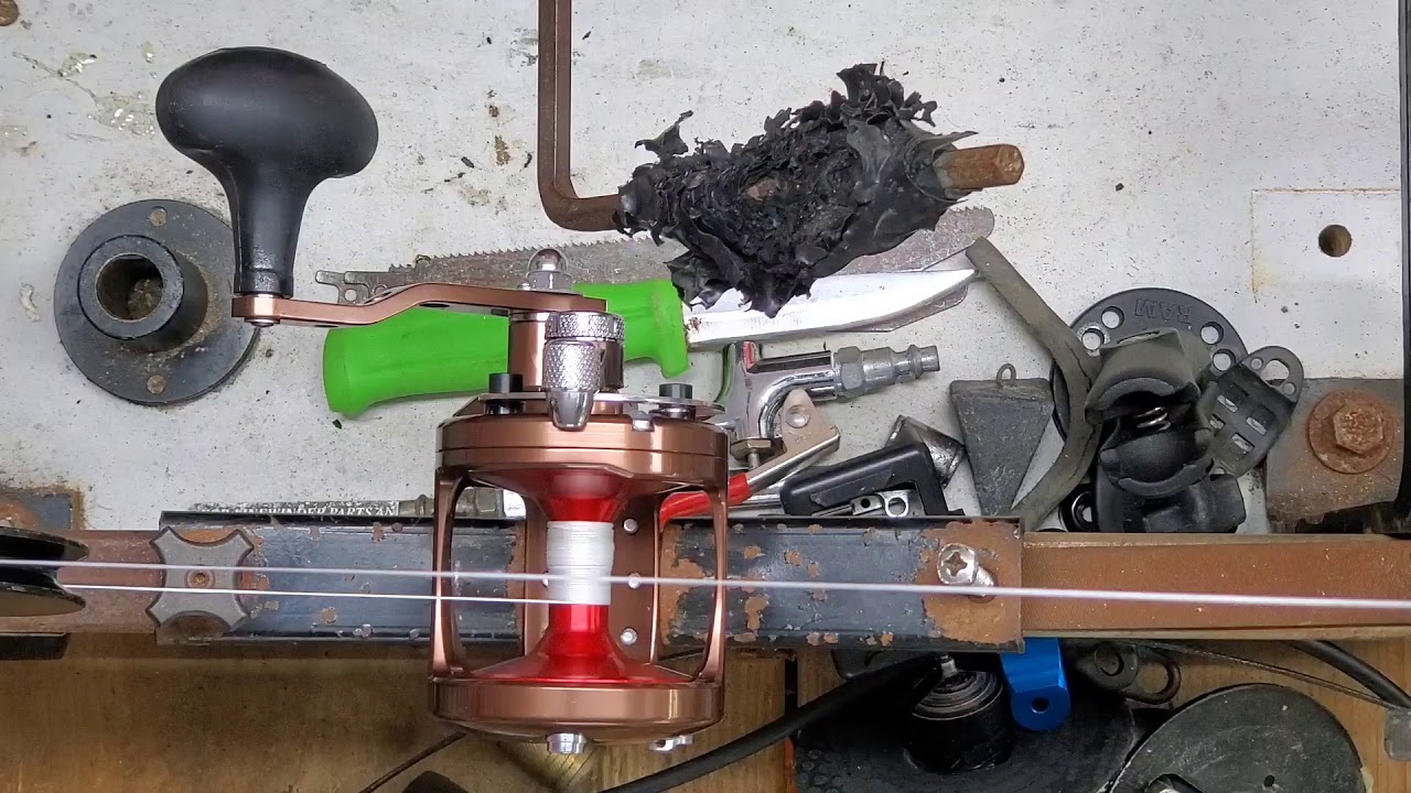 60lb hollow core braid Knot to the spool and splicing spooling library growing knowledge most