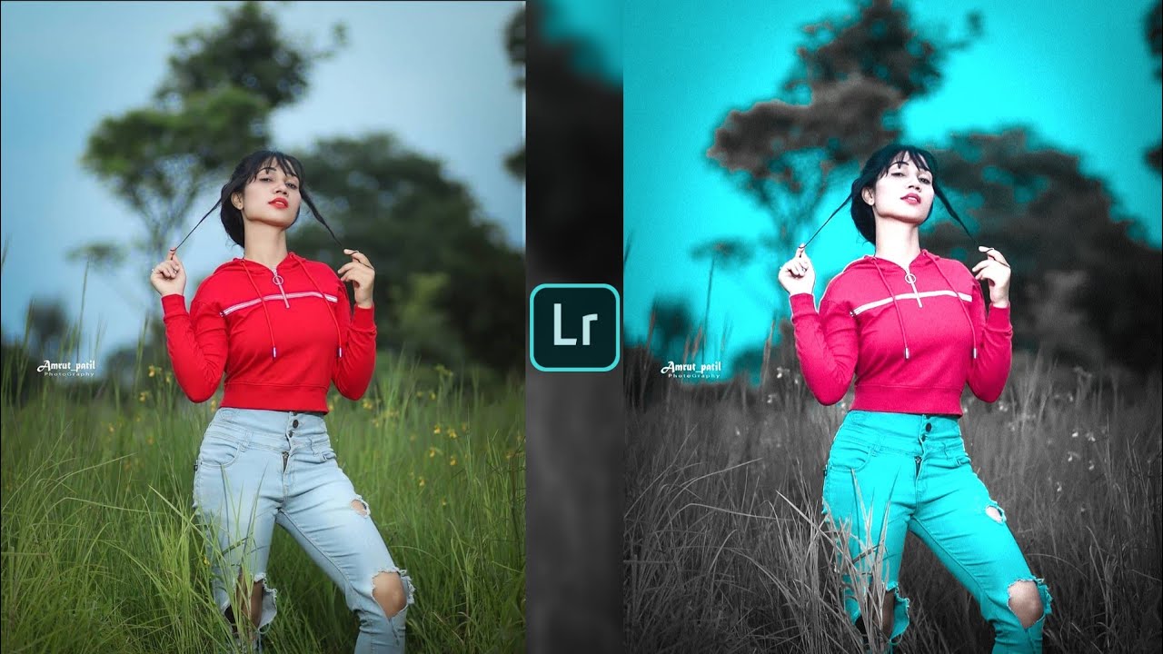 lightroom mobile se aqua and black effect photo editing tutorial kese Kare || Preset download free