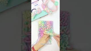 Loop knot weaving template on the metal frame. Tutorial one. To be continued..🥰#eousemacrame#macrame
