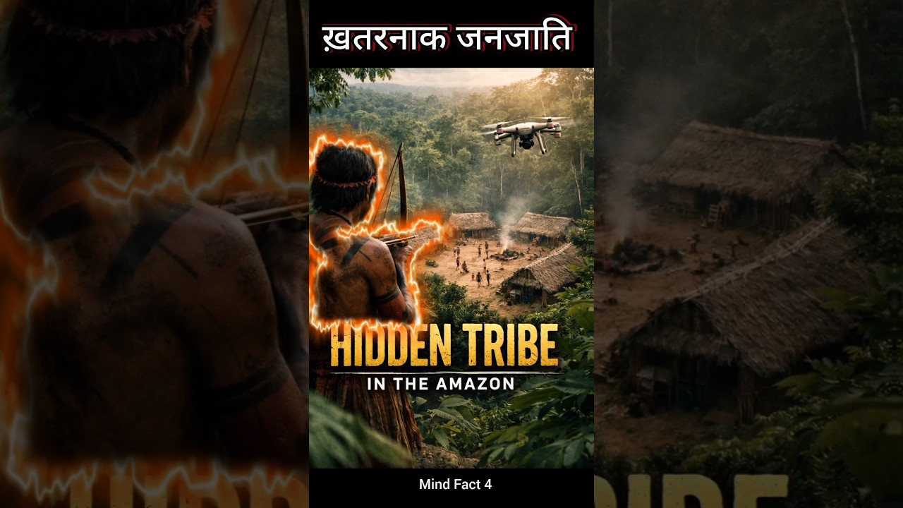 Hidden Amazon Tribe 😱 Drone से कैद! 