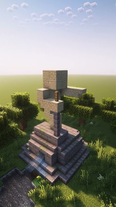 Красивая статуя в майнкрафт. #minecraft #майнкрафт #статуя - YouTube