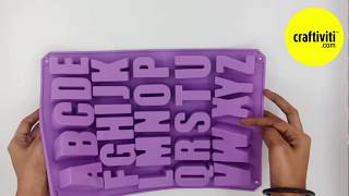 Craftiviti Large Alphabet Mold