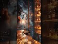 星空を眺める黄金のバー【癒しのヒーリング映像】 #癒し #リラックス #バーの癒し #星空