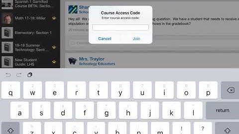 Adding a Schoology Course