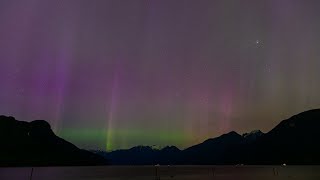 2024-05-10 Pitt Lake Aurora Timelapse 1