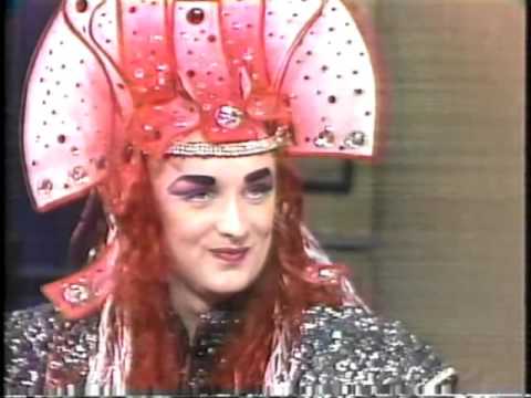 Boy George on Letterman, November 14, 1984