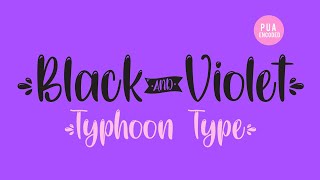 How to get Alternate Glyph & Splash on Black and Violet font with Illustrator (PUA encoded)