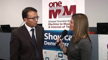 Yue Liu, China Mobile, interviewed at oneM2M Showcase
