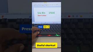 Use this shortcut in MS Word #word #excel #window #computertrics