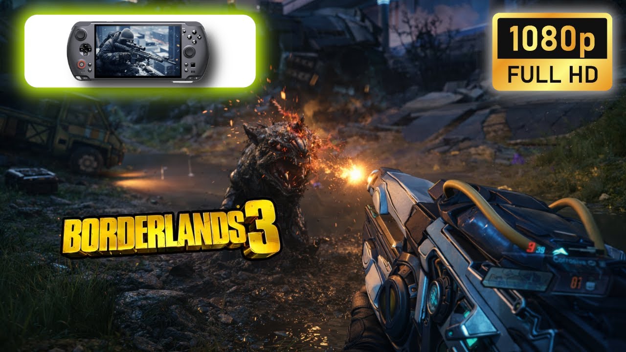 GPD WIN 5 - AI Max+ 395 | Borderlands 3 | 1080p | Ультра настройки