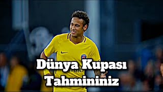 Dünya kupası tahmininiz
