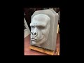 Sculpting a Gorilla General mask (expanded)