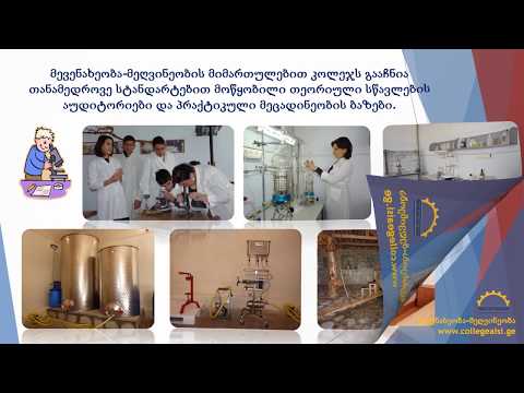 მევენახეობა-მეღვინეობა (მოდულური) - კოლეჯი „აისი“