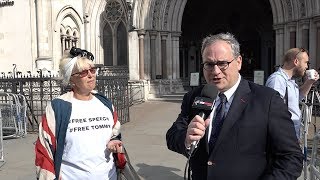 tommy robinson supporter we are being gagged