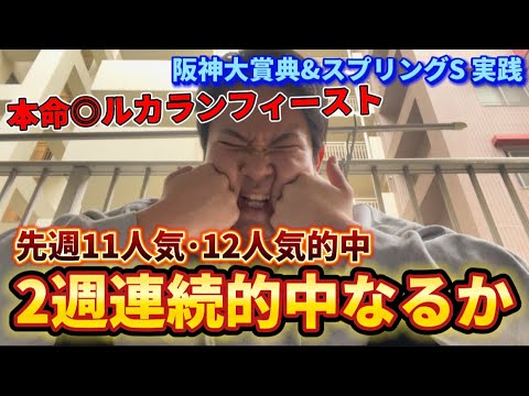 【阪神大賞典&スプリングS】ハナ差の激戦！漢は黙って3連単【高松宮記念へ】