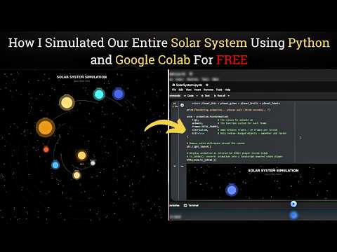 How I Simulated Our Entire Solar System Using Python and Google Colab For FREE