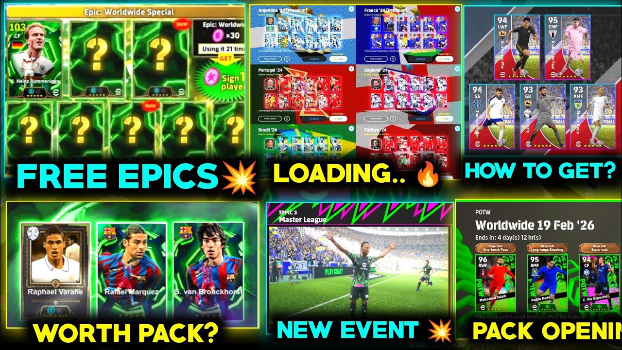Free worth epics loading 💥 | New premium packs🤯 | Monday epic pack ...