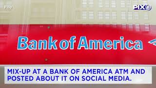 Bank of America ATM draws a crowd after it starts giving $100 bills by mistake