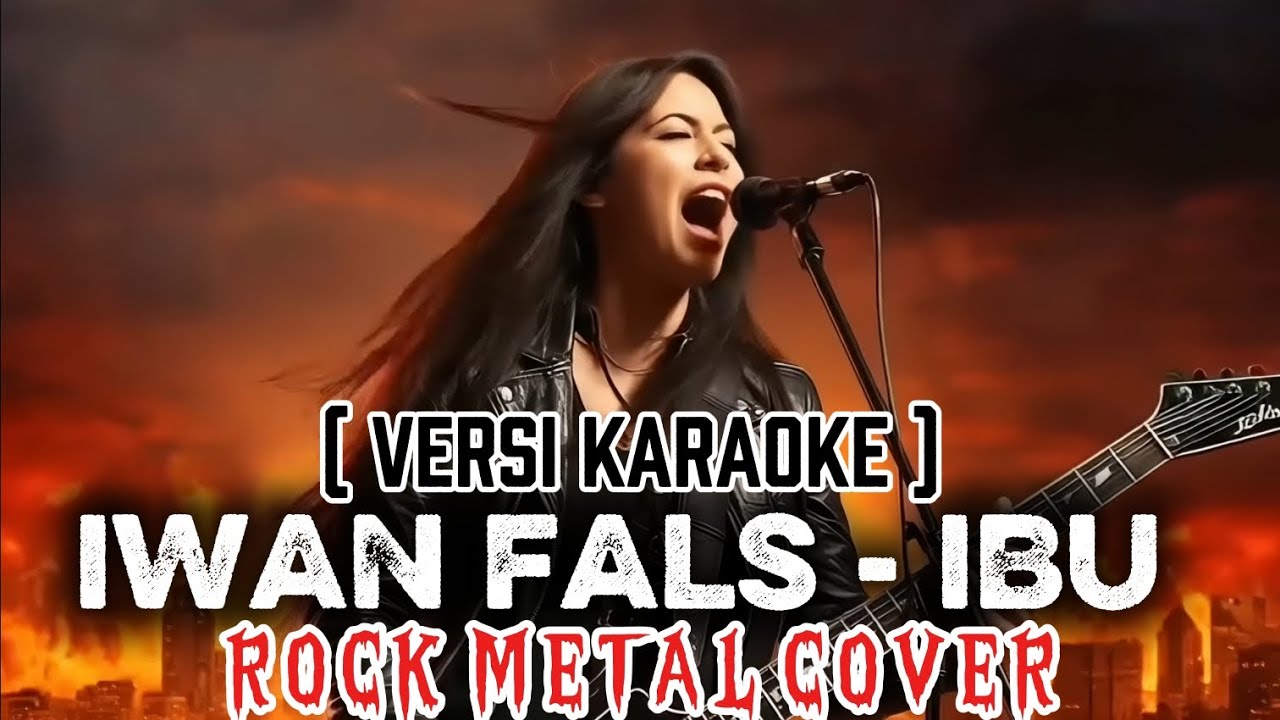 IWAN FALS - IBU | ROCK METAL COVER ( VERSI KARAOKE ) 