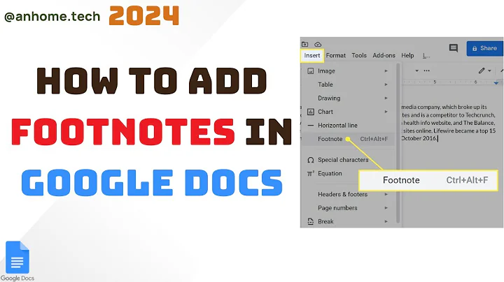 How to Add Footnotes In Google Docs | Mastering Footnotes in Google Docs