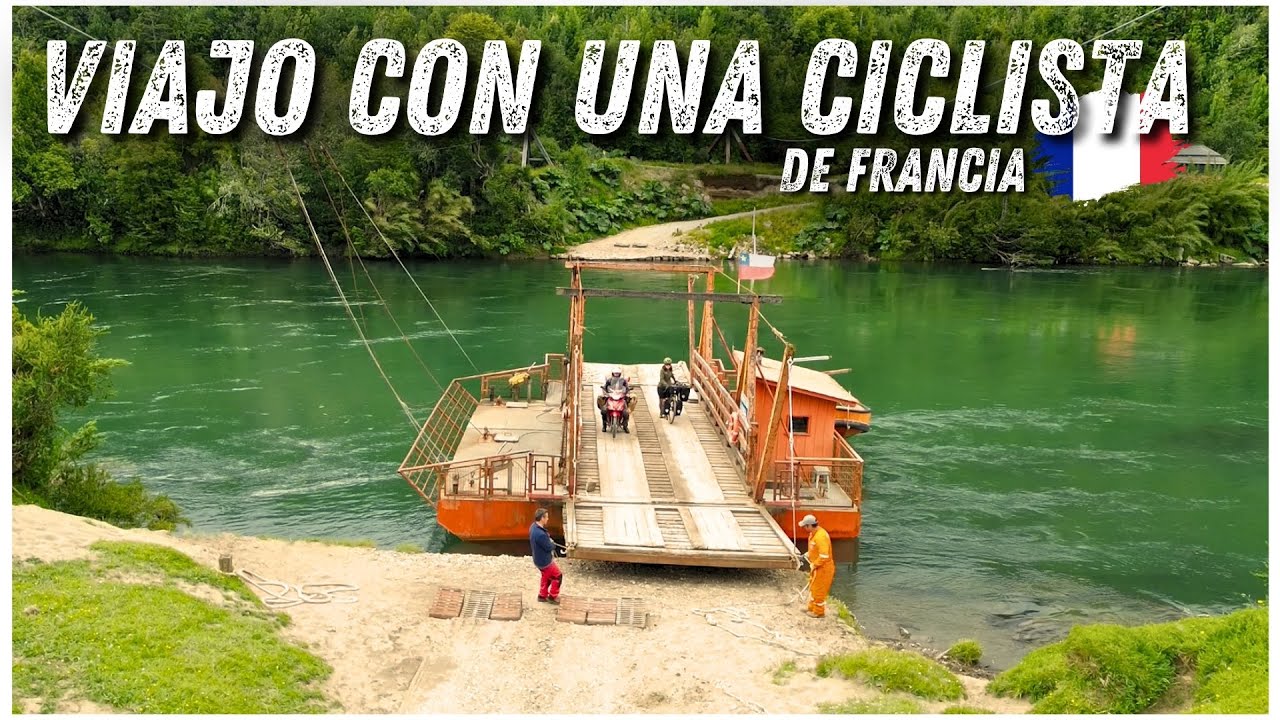 Cruzo CAUDALOSO RÍO en BARCA SIN MOTOR con UNA FRANCESA | USHUAIA a ALASKA en 110cc | Cap.18