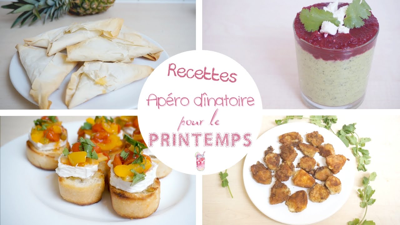 #Recettes - Apéro dînatoire pour le printemps