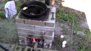 DIY Brick Rocket Stove