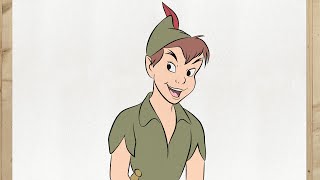 How to Draw PETER PAN Step by Step | Disney Character Drawing Tutorial