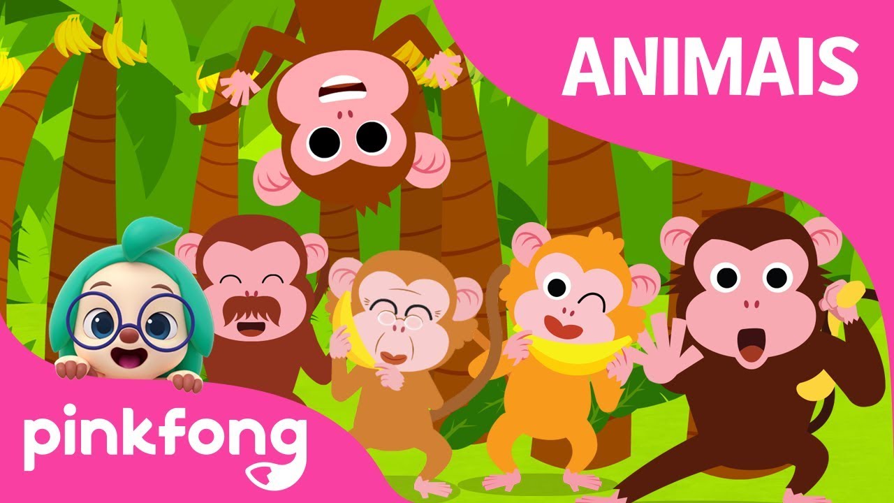 Macaquinho Bananas | Canções de Animais | Pinkfong Canções para Crianças